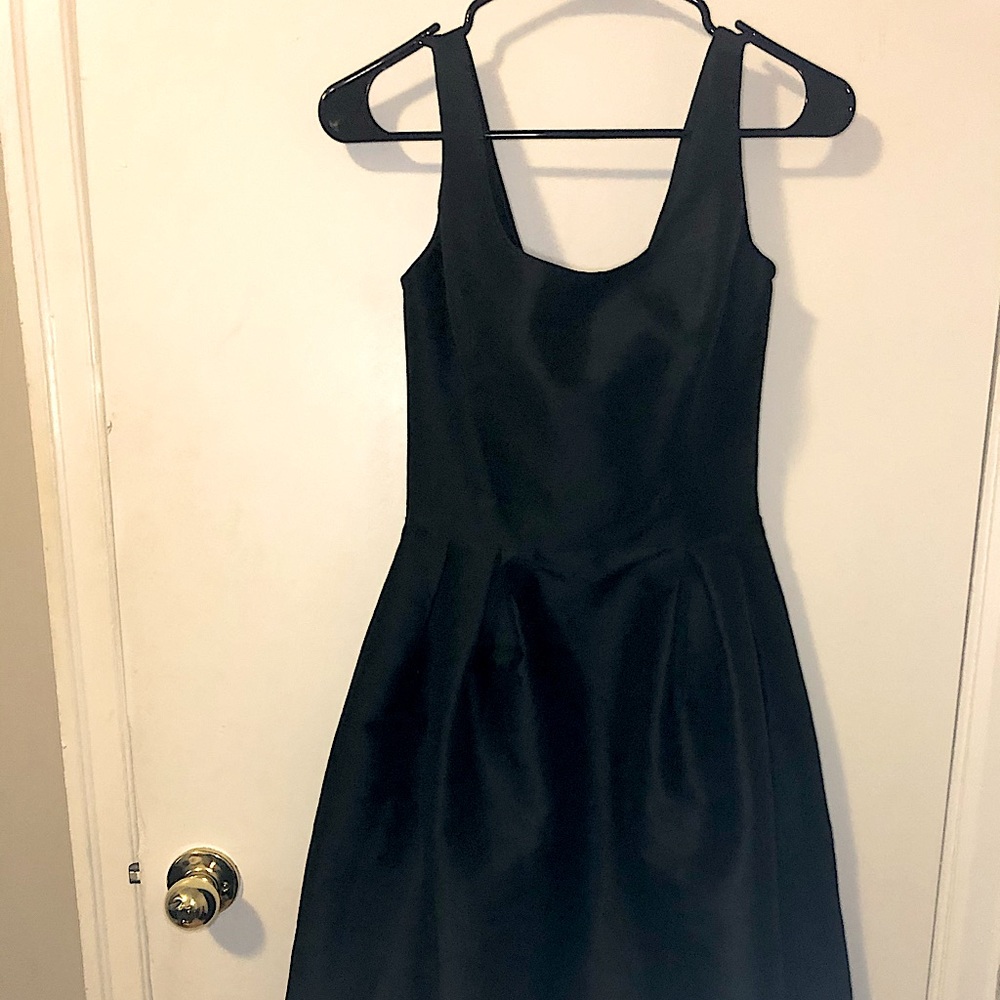 Alfred Sung Black A Line Cocktail Dress